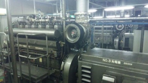 ディーゼルエンジン発電機 ヤンマー 600kw 1996サムネイル