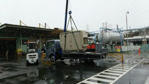 ディーゼルエンジン発電機　日立QDE43非常用　43KVA（2003）サムネイル